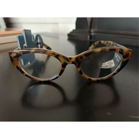 NEW Universal Thread Blue light blocking glasses Cat Eye Tortoise - Picture 1 of 3